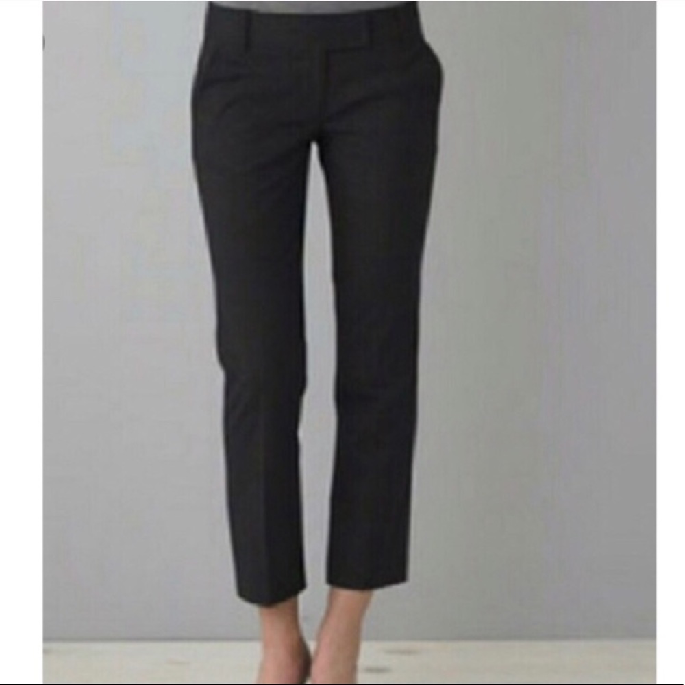J. Crew Factory Black City Fit Cropped Pants